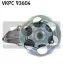 Насос охолоджуючої рідини, з ущільненням ACURA RSX HONDA CIVIC VII, CR-V II, CR-V III, ELEMENT, FR-V, INTEGRA, STREAM 2.0/2.4 05.01-10.12 SKF (VKPC93604) зображення 1