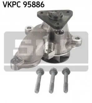 Насос охолоджуючої рідини, з ущільненням HYUNDAI ACCENT III, ACCENT IV, ELANTRA IV, ELANTRA V, GETZ, I10 I, I20 I, I20 II, I30, I40 I, IX20, IX35, MATRIX KIA CARENS III, CEE'D 1.1D-1.7D 10.01 SKF VKPC95886