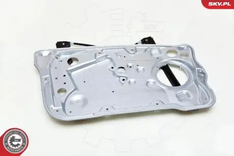 Склопідіймач (передній) Skoda Fabia 99-08 (L) (електро) (без моторчика) (з пластиною) SKV GERMANY 01SKV225