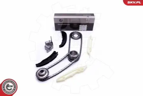 Комплект ланцюга ГРМ BMW 3 (E46/E91)/5 (E60)/X5 (E53/E70) 2.0D-3.0D 01-13 (z=74/66) (симплекс) M47/M57 SKV GERMANY 21SKV167