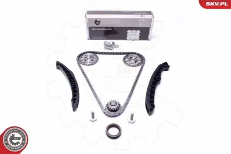 Комплект ланцюга ГРМ Seat Ibiza IV/Toledo IV 1.2 08-15/Skoda Fabia/Rapid 1.2 07-14 (130z) SKV GERMANY 21SKV233