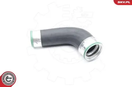 Патрубок інтеркулера VW T5 1.9TDI 03- (з зажимами) SKV GERMANY 24SKV003