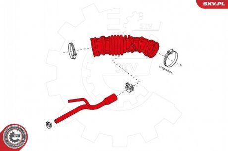 Патрубок повітряного фільтра SKV GERMANY 24SKV499