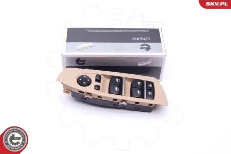 Кнопка склопідіймача (L) BMW 5 (E60) 03-10 M57/N43/N47/N52/N53/N62/S65 (блок) SKV GERMANY 37SKV046