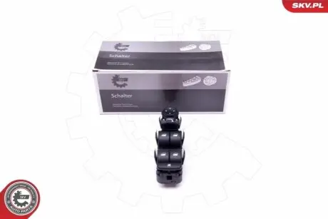 Кнопка склопідіймача (L) Citroen C4 04-11 (блок) SKV GERMANY 37SKV107