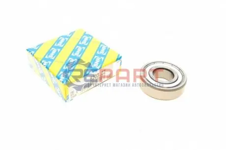 Фото Підшипник (17x40x12) SNR NTN (6203.ZZ) зображення 1