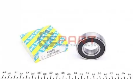 Фото Підшипник (25x52x15) SNR NTN (6205EE) зображення 1