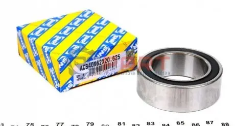 Підшипник компресора кондиціонера (40x62x20.6) SNR NTN ACB40X62X20625 Купити в Україні