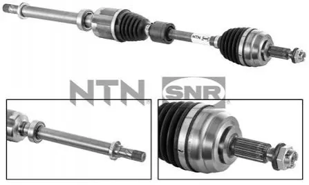 Приводний вал SNR NTN DK55017