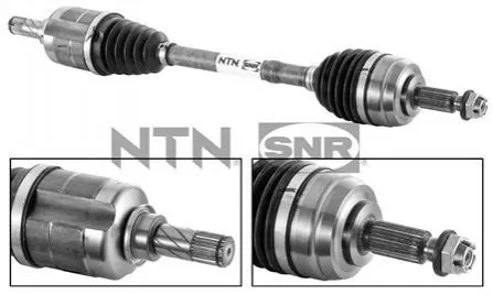 Піввісь Dacia Duster 10-18 (L) (25x26x703) SNR NTN DK55037