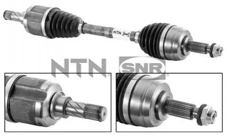Піввісь Renault Duster 1.5dCi/2.0 4x4 11- (25x27x652) SNR NTN DK55038