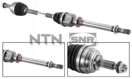 Піввісь Renault Kangoo/Megane 1.4/1.6/1.5DCI 02- (R) (23x26x911) SNR NTN DK55115