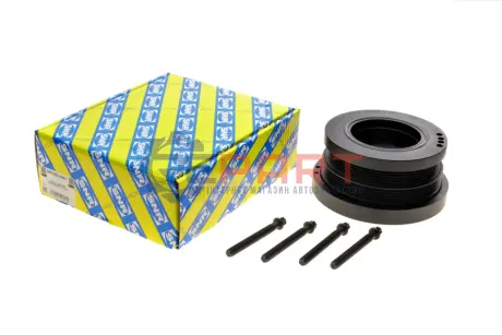 Фото Шків колінвалу BMW 3 (E46)/5 (E39)/X5 (E53) 3.0D 98-05 (+ к-кт болтів) SNR NTN (DPF35004K1) зображення 1