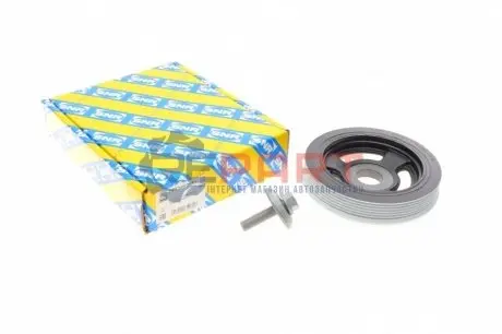 Шків колінвалу Citroen Berlingo/Jumpy 1.6HDI -08/Ford Connect V408 1.5TDCi/1.6TDCi, 13- (з болтом) SNR NTN DPF35909K1 Купити в Україні