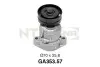 Натягувач поліклинового ременя CHEVROLET CORSA OPEL ASTRA F, ASTRA F CLASSIC, COMBO, CORSA B, VECTRA A, VECTRA B 1.2-1.6 09.88-01.05 SNR NTN (GA35357) зображення 1
