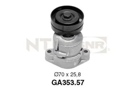 Натягувач поліклинового ременя CHEVROLET CORSA OPEL ASTRA F, ASTRA F CLASSIC, COMBO, CORSA B, VECTRA A, VECTRA B 1.2-1.6 09.88-01.05 SNR NTN GA35357