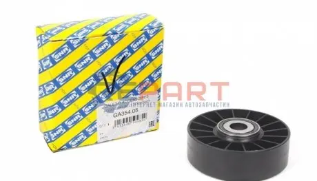 Ролик поліклинового ременя AUDI 100 C4, A6 C4, A6 C5, A6 C6, A8 D2, ALLROAD C5, V8 3.3D-4.2 10.88-05.06 SNR NTN GA35405 Купити в Україні