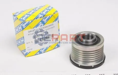 Шків генератора Renault Master/Trafic 1.9dCi (6PK) +AC SNR NTN GA75504 Купити в Україні