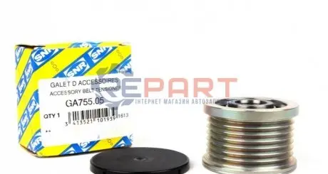 Шків генератора Renault Master/Trafic 2.2-2.5 dCi 01- (7PK) SNR NTN GA75505 Купити в Україні