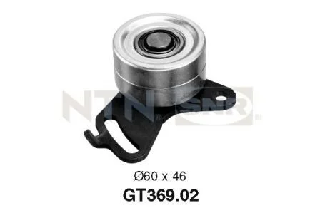 Натягуючий ролик ременя ГРМ TOYOTA 4 RUNNER I, CRESSIDA, CROWN, DYNA, DYNA 100, DYNA 150, HIACE III, HIACE IV, HILUX IV, HILUX V, HILUX VI, LAND CRUISER 2.2D/2.4D/2.8 04.80-07.05 SNR NTN GT36902