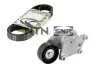 Комплект поликлинових ременів (з роликами) CITROEN BERLINGO FORD B-MAX, C-MAX II, FIESTA VI, FIESTA VII, FOCUS III, GRAND C-MAX, TOURNEO CONNECT V408 NADWOZIE WIELKO 1.0-1.6D 06.07 SNR NTN KA85208