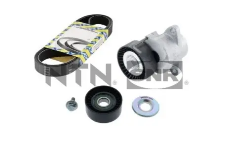 Комплект поликлинових ременів (з роликами) CHEVROLET MALIBU OPEL ASTRA J, ASTRA J GTC, INSIGNIA A, INSIGNIA A COUNTRY, ZAFIRA C SAAB 9-5 MERCEDES CITARO 2 2.0D/7.7D 07.08 SNR NTN KA85303
