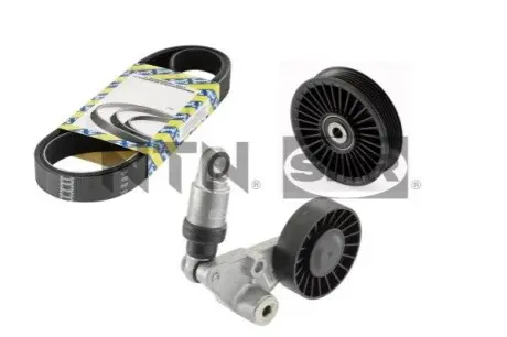 Комплект поликлинових ременів (з роликами) OPEL ASTRA G, OMEGA B, SIGNUM, VECTRA B, VECTRA C, VECTRA C GTS, ZAFIRA A SAAB 9-3, 9-5 2.0D/2.2D 11.96-02.15 SNR NTN KA85306