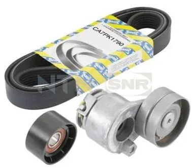 Комплект поликлинових ременів (з роликами) NISSAN PRIMERA RENAULT DUSTER, KAPTUR, LAGUNA, LAGUNA II, LAGUNA III, VEL SATIS 1.5D-2.0 03.01 SNR NTN KA85517