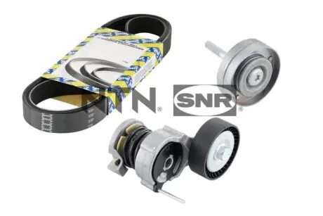 Комплект поликлинових ременів (з роликами) SEAT CORDOBA, IBIZA III, IBIZA IV, IBIZA IV SC, IBIZA IV ST, TOLEDO IV SKODA FABIA I, FABIA I PRAKTIK, FABIA II, RAPID, ROOMSTER 1.2 07.01-02.18 SNR NTN KA85733