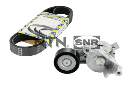 Комплект поликлинових ременів (з роликами) AUDI A3 SEAT ALTEA, ALTEA XL, LEON, TOLEDO III SKODA OCTAVIA II, SUPERB II VW CADDY III, GOLF PLUS, GOLF PLUS V, GOLF V, TOURAN 1.9D/2.0D 02.03-07.15 SNR NTN KA857.34