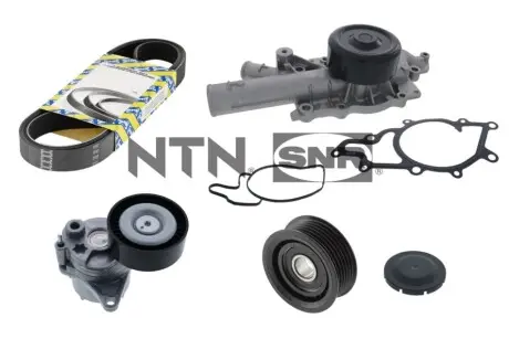 Водяний насос+ комплект поліклинових ременів SNR NTN KAP851011
