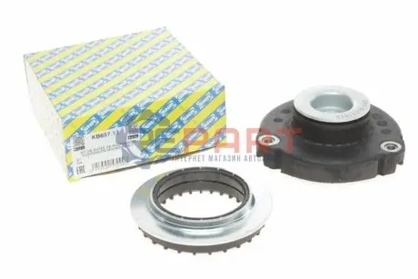 Фото Подушка амортизатора (переднього) + підшипник Skoda Fabia/Roomster/VW Fox/Polo 1.0-2.0 95- SNR NTN (KB65713) зображення 1