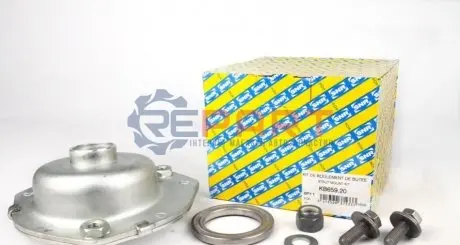 Фото Подушка амортизатора (переднього) + підшипник Fiat Ducato 94- (L) SNR NTN (KB65920) зображення 1