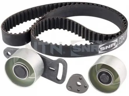 Комплект ГРМ (ремінь + ролик) JEEP CHEROKEE, COMANCHE NISSAN PRIMERA RENAULT 18, 18 VARIABLE, 20, 21, 25, 30, ESPACE I, ESPACE II, FUEGO, MASTER I, SAFRANE I, TRAFIC 2.0/2.0D/2.1D 03.80-12.01 SNR NTN KD45512