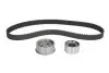 Комплект ГРМ (ремінь + ролик) HYUNDAI COUPE I, COUPE II, ELANTRA III, ELANTRA IV, ELANTRA V, I30, LANTRA II, MATRIX, SONATA II, TIBURON, TRAJET, TUCSON KIA CARENS I, CEE'D 1.8-2.7 09.88-12.16 SNR NTN (KD48404) зображення 1