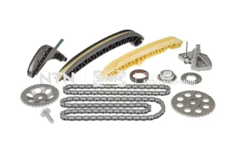 Комплект ГРМ (ланцюг + елементи) SEAT IBIZA III SKODA FABIA I, FABIA I PRAKTIK, FABIA II VW FOX, POLO IV, TIGUAN 1.2/1.4 07.01-07.18 SNR NTN KDC45707