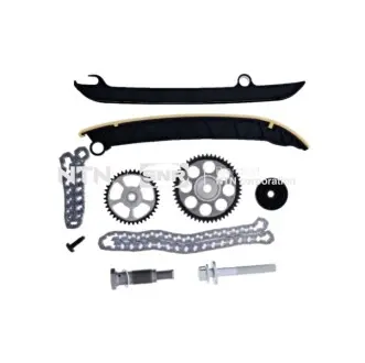 Комплект ГРМ (ланцюг + шестерня) AUDI A1, A3 SKODA FABIA II, OCTAVIA II, ROOMSTER, ROOMSTER PRAKTIK, YETI VW BEETLE, CADDY III, GOLF PLUS, GOLF PLUS V, GOLF VI, JETTA IV 1.2/1.9D/2.0D 02.03-05.22 SNR NTN KDC45713