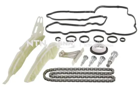 Комплект ГРМ (ланцюг + елементи) DS DS 4, DS 5, DS 7 BMW 3 (F30, F80) CITROEN BERLINGO, BERLINGO MULTISPACE, C3 II, C3 PICASSO, C4, C4 GRAND PICASSO I, C4 GRAND PICASSO II 1.4-1.6LPG 09.06 SNR NTN KDC45911