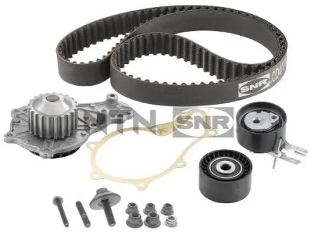 Комплект ГРМ (ремінь + ролик + водяний насос) CITROEN C3 I, C3 II, C8, EVASION, JUMPY I FORD FIESTA V, FIESTA VI, FUSION PEUGEOT 307, 806, 807, EXPERT SUZUKI GRAND VITARA I 1.4D/2.0D 08.99 SNR NTN KDP452320
