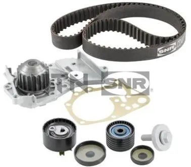 Комплект ГРМ (ремінь + ролик + водяний насос) RENAULT CLIO III, FLUENCE, GRAND SCENIC II, GRAND SCENIC III, LAGUNA II, LAGUNA III, MEGANE, MEGANE I, MEGANE II, MEGANE III 1.6/1.6ALK/1.6LPG 06.01 SNR NTN KDP455570
