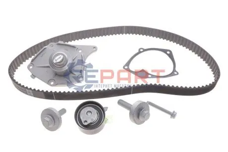 Фото Комплект ГРМ + помпа Renault Kangoo 1.5dCi 01- (123HTx27) SNR NTN (KDP455580) зображення 1