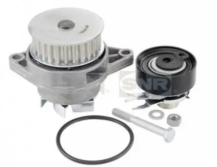 Комплект ГРМ (ремінь + помпа) із роликом SEAT AROSA, CORDOBA, CORDOBA VARIO, IBIZA II, INCA VW CADDY II, GOLF II, GOLF III, JETTA II, POLO, POLO CLASSIC, POLO II, POLO III 1.0/1.3/1.4 08.83-06.04 SNR NTN KDP457140