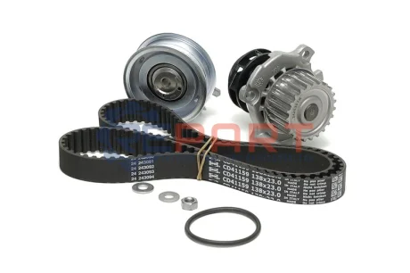 Фото Комплект ГРМ + помпа Skoda Fabia/Octavia/VW Caddy/Golf/Passat/T5 2.0/2.4D 99- (23x138z) SNR NTN (KDP457321) зображення 1