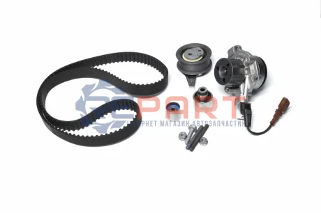 Комплект ГРМ + помпа Audi A3/A4/A5/A6/Q3/VW Caddy/T6 2.0TDI 15-/Golf VII 1.6TDI/2.0TDI 12- (25x145z) SNR NTN KDP457.790S Купити в Україні