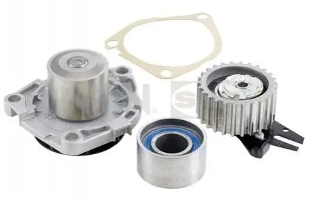 Комплект ГРМ (ремінь + ролик + водяний насос) ALFA ROMEO 147, 159, 166, BRERA, SPIDER FIAT CROMA, DUCATO, FREEMONT JEEP RENEGADE OPEL INSIGNIA A, INSIGNIA A COUNTRY 1.9D/2.0D/2.4D 09.04 SNR NTN KDP458510