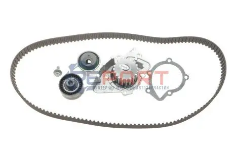 Комплект ГРМ (ремінь + ролик + водяний насос) CITROEN BERLINGO, C15, JUMPY I, XSARA FIAT SCUDO PEUGEOT 206, 306, 807, EXPERT, PARTNER, PARTNER ORIGIN TOYOTA COROLLA 1.9D/2.0D 06.96-12.15 SNR NTN KDP459290