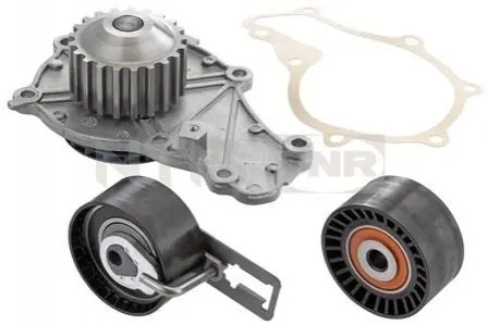 Комплект ГРМ (ремінь + ролик + водяний насос) DS DS 3 CITROEN C3 II, DS3 FORD FIESTA V, FIESTA VI, KUGA II MAZDA 2 PEUGEOT 2008 I, 206+, 207, 208, 208 I, 208 II 1.4-1.6D 11.01 SNR NTN KDP459660