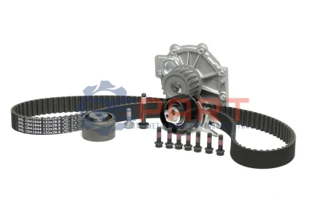 Комплект ГРМ + помпа Volvo C70/S60/S80/V60/V70/XC70/XC90 2.0-2.4D 01- (28x132z) SNR NTN KDP465030 Купити в Україні
