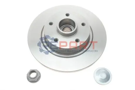 Фото Диск гальмівний (задній) Renault Scenic III 1.2-2.0dCi 09- (274х11) (з підшипником) SNR NTN (KF155111U) зображення 1