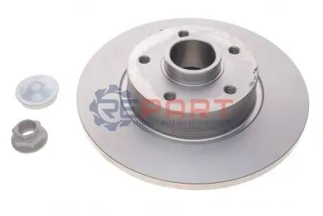 Фото Диск гальмівний (задній) Renault Trafic 14- (280x12) (з підшипником) SNR NTN (KF155125U) зображення 1